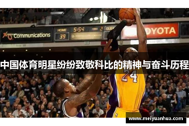 中国体育明星纷纷致敬科比的精神与奋斗历程